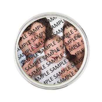 Family Portrait Photograph Gift Template Pin by giftsbygenius at Zazzle