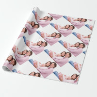 Family Portrait Wrapping Paper