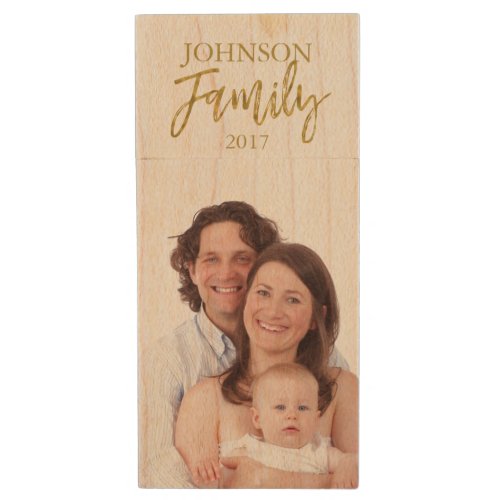Family Portraits USB Drive to save Family Photos