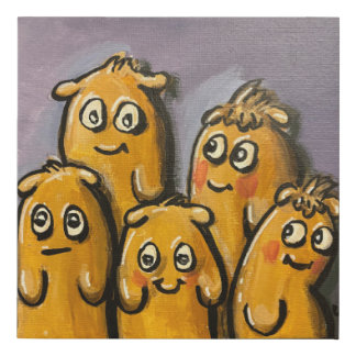 Family Poster by Celestine Faux Canvas Print