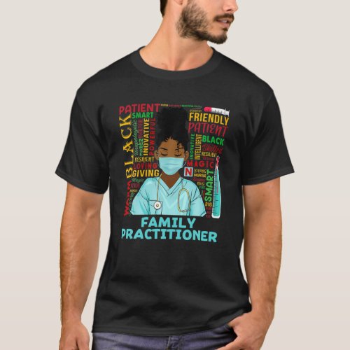 Family Practitioner African American Women Black H T_Shirt
