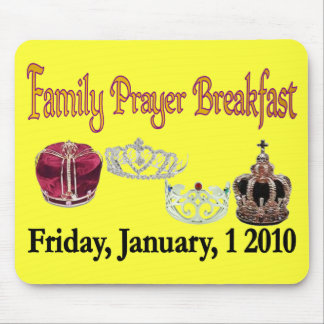 Family Prayer Breakfast Mousepad