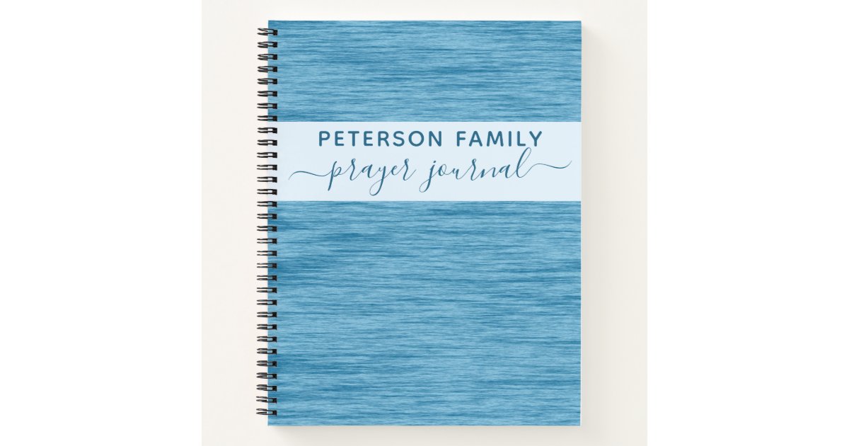 Personalized Blue Artist Sketchbook Notebook