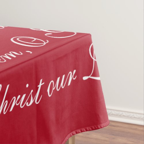 Family Prayer Tablecloth