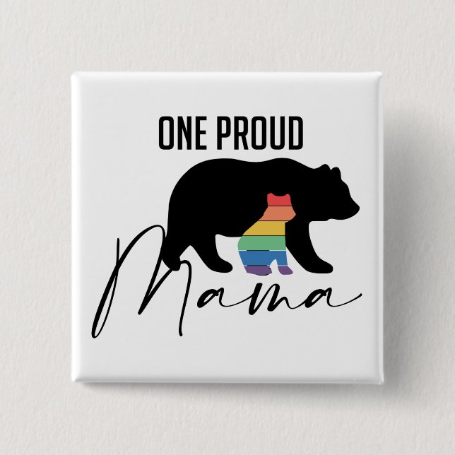 Family Pride Bears Button (Front)