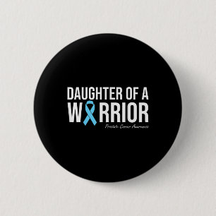 Family Prostate Cancer Awareness Light Blue Daught Button