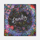 Family Purple Floral Whimsical Inspiring Trendy