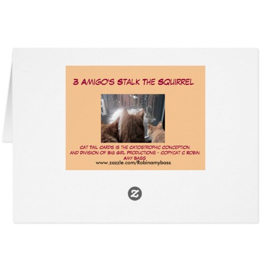 Family Purrtrait Card (Back Horizontal)