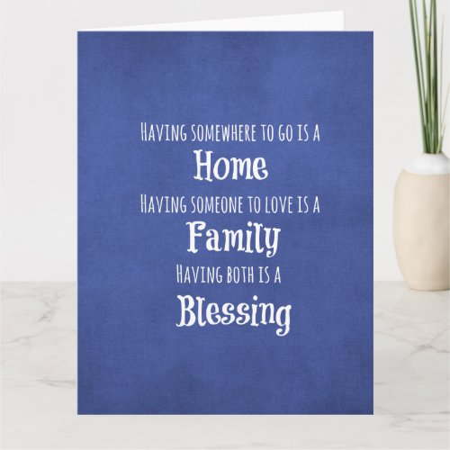 Family Quote Card