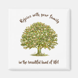 Family quote Favors, family tree home decor gift M Magnet