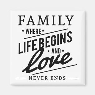 Family quote magnet