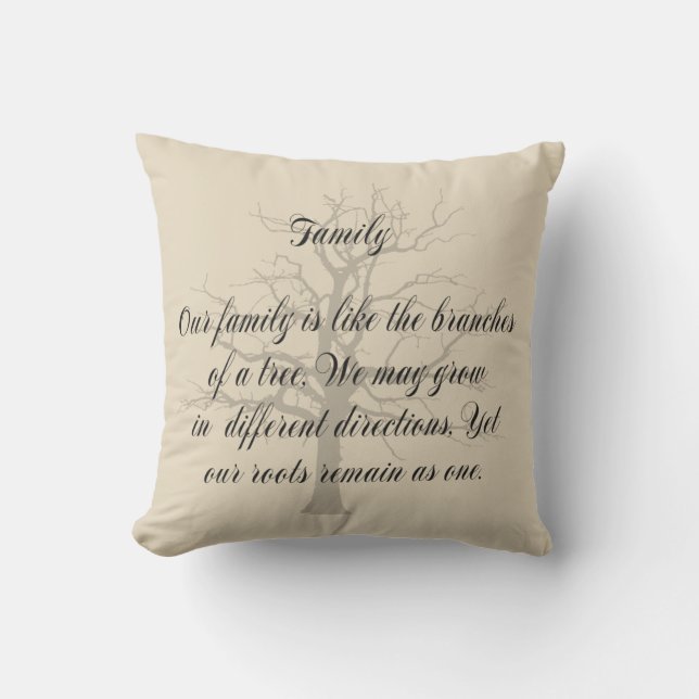 FAMILY QUOTE OUTDOOR PILLOW (Front)