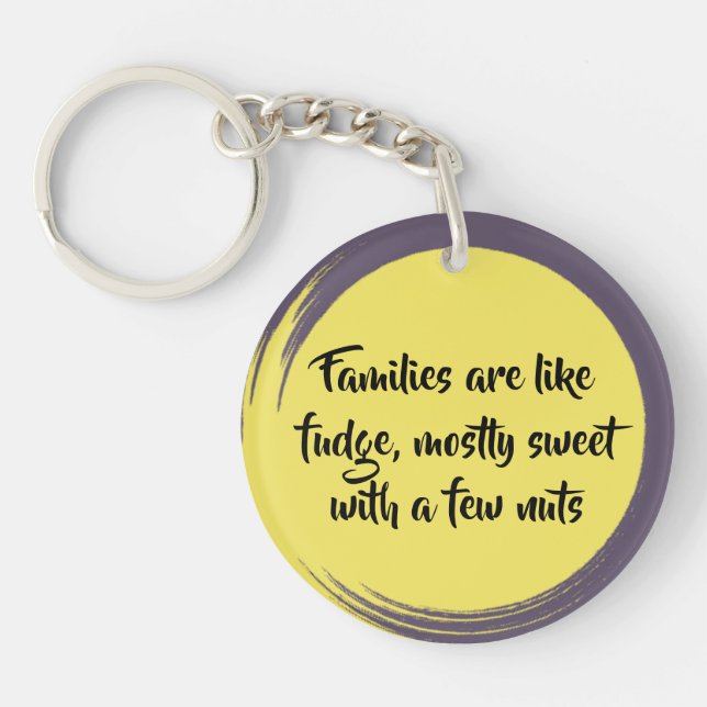 Family Quotes  Keychain (Front)