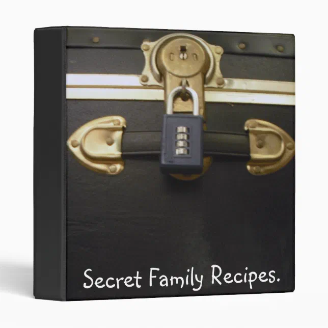 Family Recipe Binder (Front/Spine)