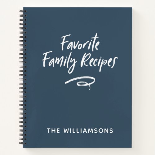 Family Recipe Book Cookbook 