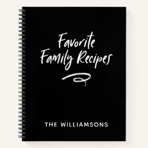 Family Recipe Book Cookbook