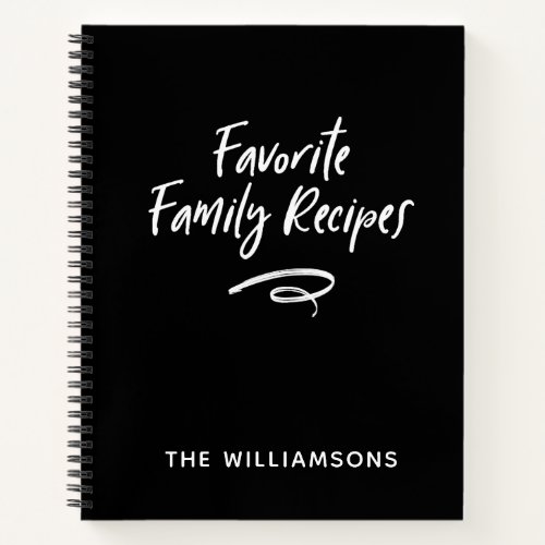 Family Recipe Book Cookbook 