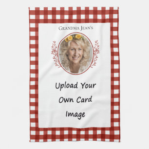Family Recipe Keepsake Add Your Own Scan Kitchen Towel