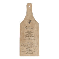 Family Recipe Keepsake Custom Text