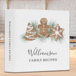Family Recipes 3 Ring Binder