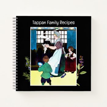 Family Recipes Collection With Mother Goose Notebook by colorwash at Zazzle