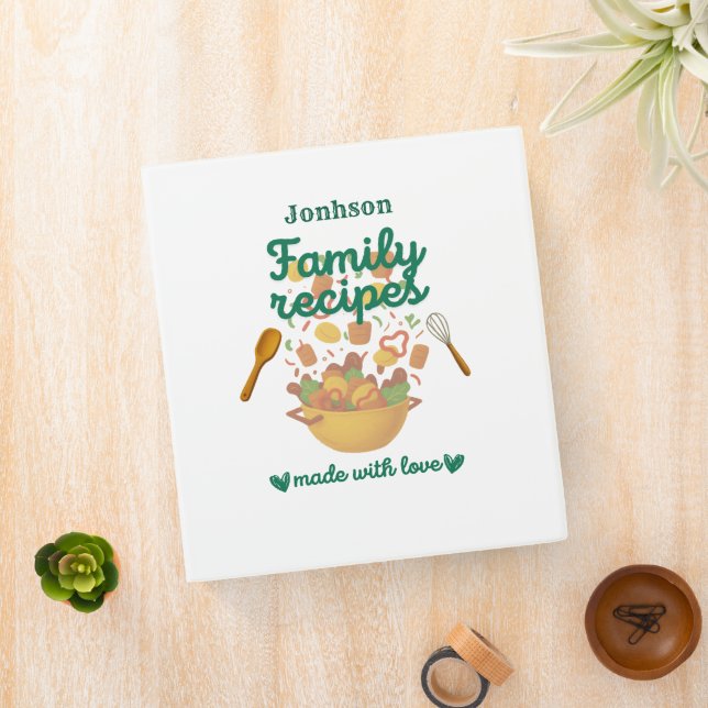 Family Recipes Kitchen Binder (In Situ)
