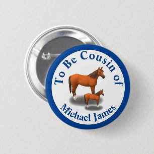 Family Relation Assorted Animals Button