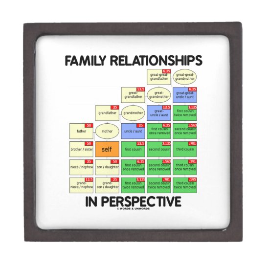 Family Relationships In Perspective (Genealogy) Gift Box