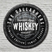 Family Reserve Classic Whiskey Bar Sign (Front)