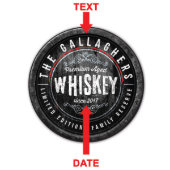 Family Reserve Classic Whiskey Bar Sign (Text)