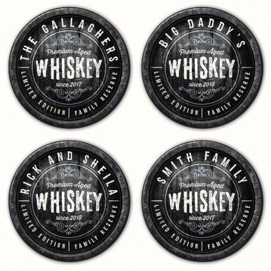 Family Reserve Classic Whiskey Bar Sign (Group)