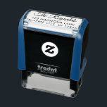 Family Return Address Self-inking Stamp<br><div class="desc">A simple and clear self inking stamp with your last name and street address. Perfect for inking the return address on thank you notes and letters.</div>