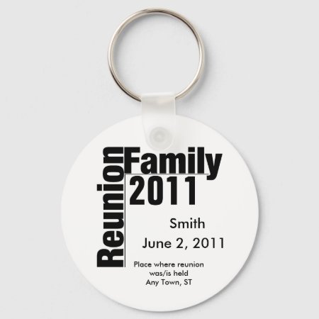 Family Reunion 2011 Souviner Keychain