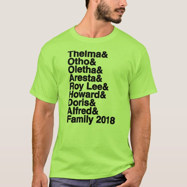 Family Reunion 2018 T-Shirt (Front)