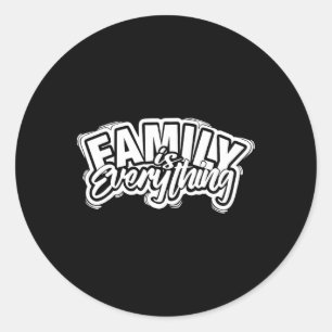 Family Reunion 2025 Family Vibes Making Memories M Classic Round Sticker