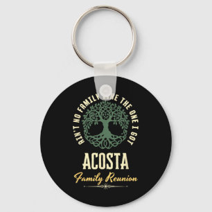 Family Reunion 2025 Matching Design - Acosta - Cop Keychain