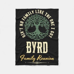 Family Reunion 2025 Matching Design - Byrd Fleece Blanket