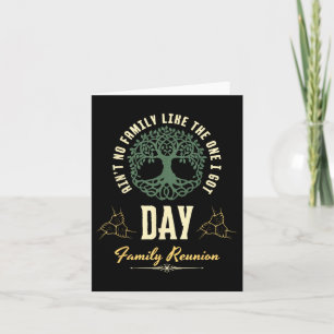 Family Reunion 2025 Matching Design - Day  Card