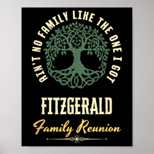 Family Reunion 2025 Matching Design - Fitzgerald Poster