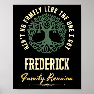 Family Reunion 2025 Matching Design - Frederick Poster