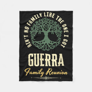 Family Reunion 2025 Matching Design - Guerra Fleece Blanket
