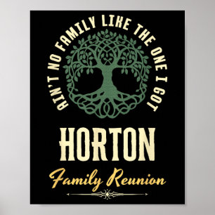 Family Reunion 2025 Matching Design - Horton  Poster