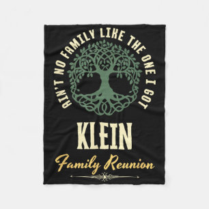 Family Reunion 2025 Matching Design - Klein Fleece Blanket