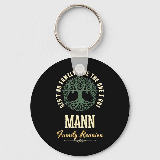 Family Reunion 2025 Matching Design - Mann  Keychain (Front)