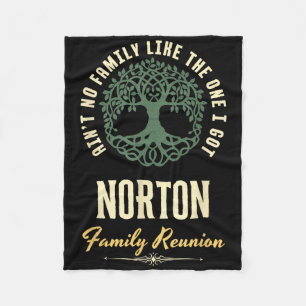Family Reunion 2025 Matching Design - Norton Fleece Blanket