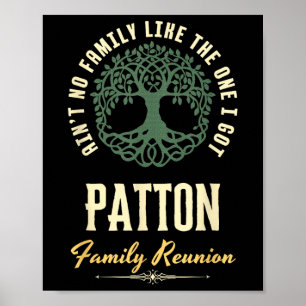 Family Reunion 2025 Matching Design - Patton Poster
