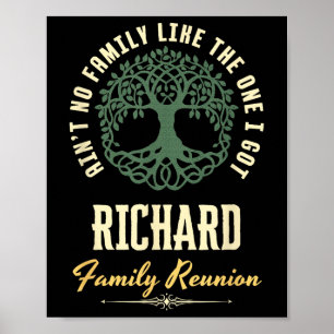 Family Reunion 2025 Matching Design - Richard  Poster