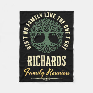 Family Reunion 2025 Matching Design - Richards Fleece Blanket