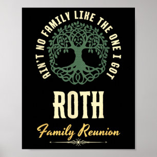 Family Reunion 2025 Matching Design - Roth  Poster