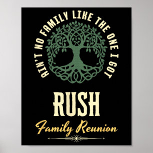 Family Reunion 2025 Matching Design - Rush  Poster